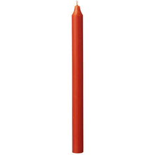 Load image into Gallery viewer, Rustic candles DARK ORANGE 2.2 x H28 cm Homeware Affari 
