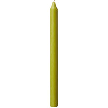 Load image into Gallery viewer, Rustic candles OLIVE GREEN 2.2 x H28 cm Homeware Affari 

