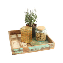 Load image into Gallery viewer, Scrapwood square tray M Homeware RawMaterials Amsterdam 
