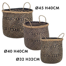 Load image into Gallery viewer, Seaweed basket Marina Ø45 H40cm Baskets Signes Grimalt 

