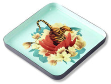 Lade das Bild in den Galerie-Viewer, Square trinket tray Tiger Flower 15×15 cm Decorative Trays Gangzaï 
